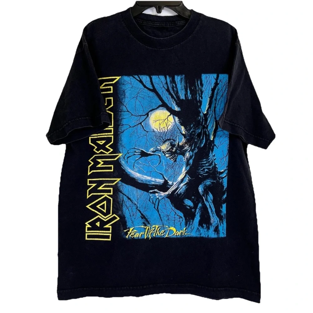 Iron Maiden Fear Of The Dark Black T-Shirt Men’s Size‎ M